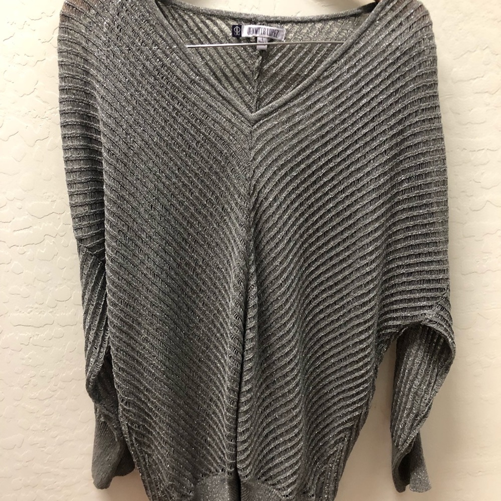 Sliver sparkle blouse